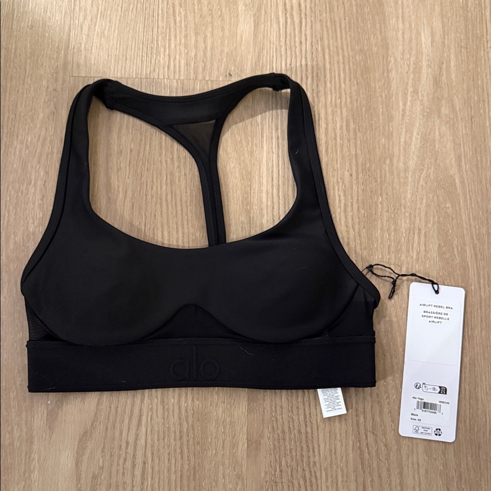 ALO Yoga Women's Airlift Rebel Sports Bra